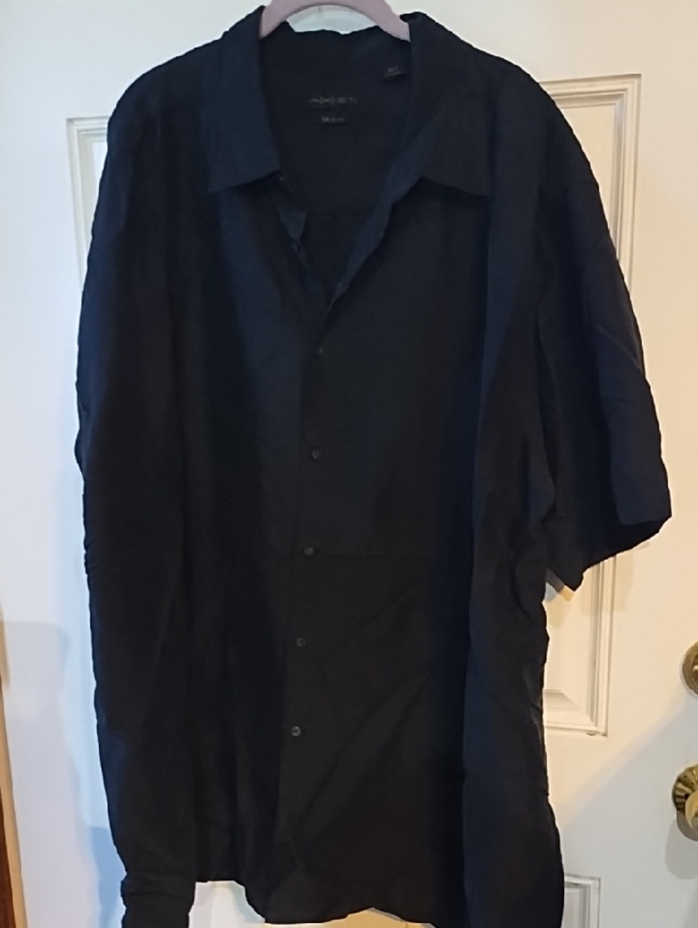 Axist Men's Black Short Sleeve Button-Up Shirt